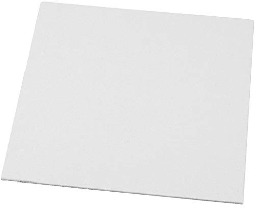 Malpappe, Größe 20x20 cm, Stärke: 3 mm, Weiß, 1Stck, 280 g