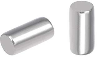 sourcing map 100Pcs 2mm x 4mm Goupille 304 Inox Acier Chevilles Support Étagères Argenté