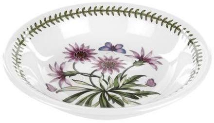 Portmeirion Botanic Garden Pastaschale, 22 cm, verschiedene Designs, Weiß