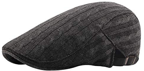AIEOE Flatcap Schirmmütze Cap Winter Schiebermütze Herren Cabbie Ivy Flat Cap