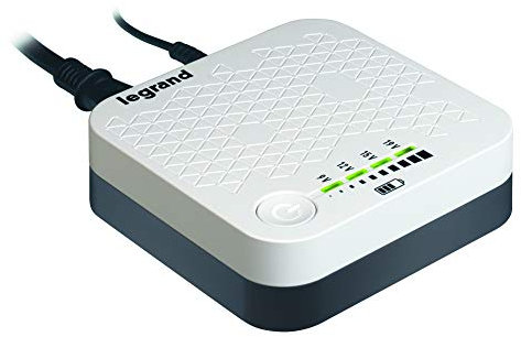 Bticino Legrand UPS Gruppo di Continuità Keor DC, per piccoli dispositivi alimentati in corrente continua, come router, telefoni, switch, videocamere, spina italiana, 25W,Autonomia fino a 90 min/Modem