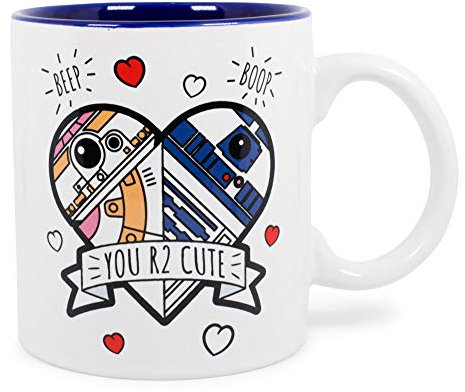 Star Wars You R2 Cute Ceramic Coffee Mug | Holds 20 Ounces | Toynk Exclusive