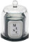 CMP Paris Bougie parfumée Musc Blanc avec Cloche - Bijou Surprise - D 6,8 x H 11 cm