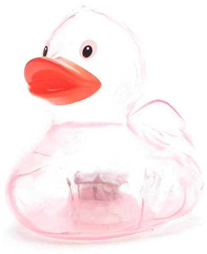 Duckshop Blinking Badeente - pink I Quietscheente I L: 8,5 cm