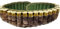 armeriaonline Ra Sport Cartuccera Cintura Cal 12 da Caccia Nylon Cartucciera Regolabile Verde