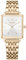 BURKER Damenuhr Daisy Damen Armbanduhr Quadratisch Datumsanzeige Analog Quarz Wasserdicht Geschenk für Frauen Geburtstag Valentinstag - Gold - 28 mm