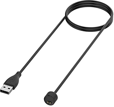 ohfruit Cavo di ricarica adattatore caricabatterie per Xiaomi Mi Band 5 NFC Smart Bracelet - Nero