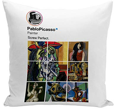 Fabulous Kissen mit Kissenbezug 40x40 cm Picasso Soziale Netzwerke Malerei Moderne Malerin