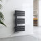 EMKE SFTR7640X1A-ADR Radiador de baño, Antracita, 762x400 mm