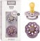 BIBS Boheme Schnuller 2er-Pack. BPA-frei., Kirschform Nippel. Naturkautschuk/Latex, Hergestellt in Dänemark. 0-6 Monate (2er Pack), Fossil Grey/Mauve