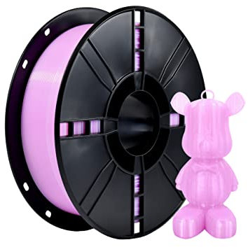 iBOSS PLA Plus (PLA+) 3D-Drucker Filament 1,75mm, Maßgenauigkeit +/- 0,02 mm 1 kg Spule (2,2 LBS), 3D Druck Filament für 3D-Drucker, Transparent violet