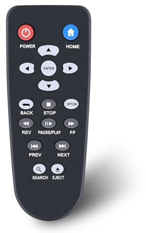 Replacement Remote Control for Western Digital WD 1tb 2tb 3tb WDTV Live TV Hub Plus Media HD Player