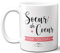 Decoho – Taza de hermana de corazón – Taza de regalo de cumpleaños mejor amiga o Navidad, 33 ml, cerámica – Impreso en Francia