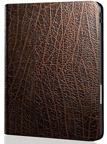Gexmil Leder Hülle für iPad Air 11 M4/M3/M2 2026/2025/2024,10.9 2022/2020 | Premium Echtleder Cover/Flip mit Stifthalter,Auto Schlaf/Aufwachen,Schutzhülle Einstellbarer Ständer,Stoßfest,Buffalo Braun