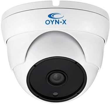 OYN-X 5X-TUR-FW24 5MP 4-in-1 Fixed Lens 2.8mm Turret Dome CCTV Camera with 24pcs IR, IP66 - White