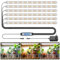 Kullsinss Pflanzenlampe LED Vollspektrum, 36W 360 LEDS Pflanzenlicht für Zimmerpflanzen, 3000K 6000k 660nm Grow Light mit 6/12/16H Timer, 3 Lichter Modi, 10 Helligkeit Wachstumslampe für Pflanzen