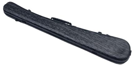 Cellobogenbox, Hartschalen-Bogenetui, regenfest, 2-teilige Bogentasche, gepolsterte Bassbogenbox, Hartschalen-Tragetasche für Auftritte und Reisen, Meteorschauer