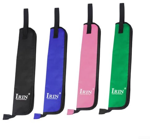 Housse en tissu Oxford pour baguettes de batterie, sac à bandoulière pratique, résistant à l'eau, plusieurs couleurs (bleu)