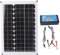 Kit de Panneau Solaire 100W E avec Contrôleur 20A 12V 24V pour le Camping en Voiture