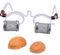 Holibanna 1Pièce Masseur Moxa Pour Yeux De Moxibustion Chaud Coquille De Noix Design Ergonomique Et Portable Pour Détente