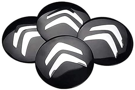 4 Stück Radnabenkappen Radkappen Aufkleber für Citroen C1 C2 C3 C3-XR 60mm 65mm, Felgendeckel Aufkleber Felgenaufkleber Sticker Auto Kfz Tuning Zubehör,B-65mm