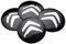4 Stück Radnabenkappen Radkappen Aufkleber für Citroen C1 C2 C3 C3-XR 60mm 65mm, Felgendeckel Aufkleber Felgenaufkleber Sticker Auto Kfz Tuning Zubehör,B-65mm