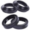 35X47X10 Ammortizzatore Forcella Anteriore Paraolio e Parapolvere for SCARABEO MOTORE PIAGGIO 125 SCARABEO MOTORE PIAGGIO 200(2pcs Seal 2pcs Cover)