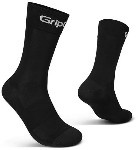 GripGrab RIDE Sommer Fahrrad Socken - Coolmax Radsocken - 3 Längen | Atmungsaktive Radsport Fahrradsocken mit Mesh-Zonen und Fußgewölbestütze - Low und Regular Cut auch als 3er Pack