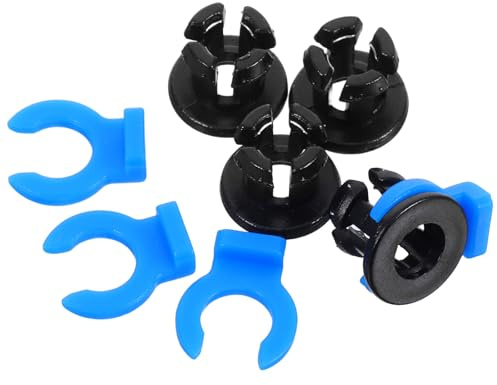 Veemoon Bowden Schlauchkupplung 4mm 8 Stück mit Spannzangenklemme Kunststoff für 3d drucker Hotend Extruder Zubehör Stabile Rohrkupplung Schnellverbinder
