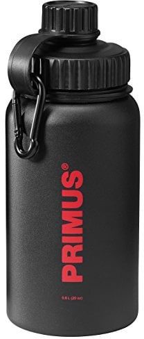 Primus Trinkflasche Weithals Edelstahl, Schwarz, 1 Liter