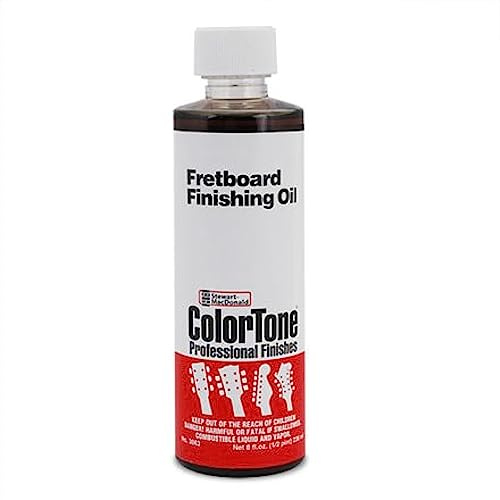 ColorTone Olio per tastiera, olio per finitura ponte, bottiglia da 226,8 g | Olio per tastiera, olio per finitura ponte, bottiglia da 226,8 g, per strumenti a corda e liuteria. Qualità professionale.