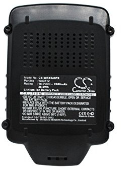 CS-WRX540PX Akku 2000mAh Kompatibel mit [DeltaFox] Grizzly 2020, Grizzly 2040, 80001146, 80001147, für [AL-KO] Rasentrimmer GTLi, Trimmer GTLi 18V Comfort, für [Rockwell] RD2865, RD2871, RD2872, RD