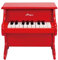 Hape International - Piano in legno a 18 tasti, colore: Rosso
