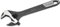 SATA ST47125 12-Inch Extra Wide Jaw Adjustable Wrench/Spanner with Forged Alloy Steel Body and Chrome Plated Finish Black Phosphate/Polished