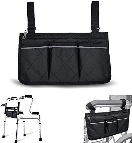 Grneric PF74 Wheelchair hanging bag, Acrylic, Black