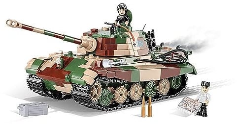 COBI 2540 PzKpfw VI AUSF. Königstiger Bausteine, grün, braun, beige