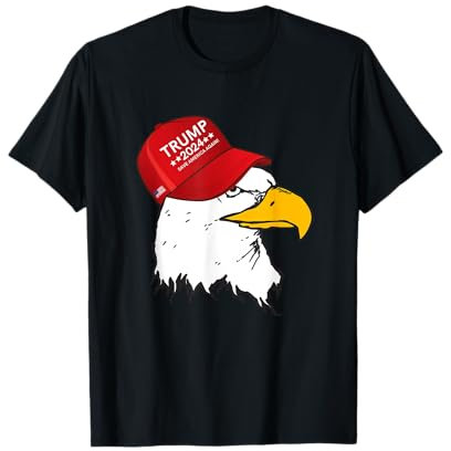 Trump 2024 Save America Again Adler trägt Kappe Geschenk T-Shirt