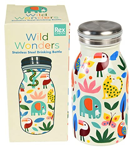 Wild Wonders 250ml Stainless Steel Bottle Water Bottle Stainless Steel