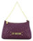 MOSCHINO BORSA QUILTED PU VIOLA