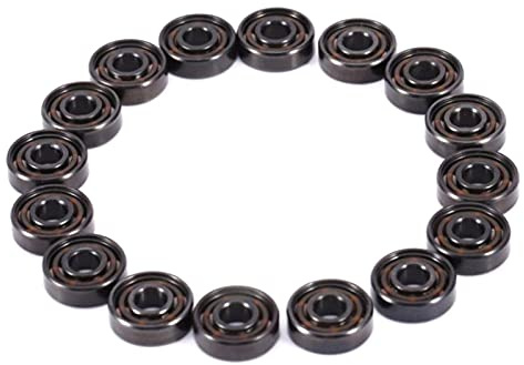 solicitous 16 StüCk Keramik 608 Kugellager 8X22X7Mm ABEC-11 Hybrid 6 Weiß ZrO2 Kugeln Skateboard Lager Skating Inline Roller