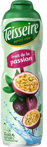 Teisseire Sirop de Fruits de la Passion pour Boisson Rafraîchissante, Cocktails, Bidon Recyclable 60cl