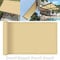 SunSail Wasserdicht Rechteckig 5 x 9 m Sonnenschutz Windschutz Sonnensegel Schattentuch mit Ösen und Befestigungsseile für Balkon Terrasse Garten Outdoor, Sandgelb