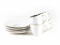 Hanseküche Espressotassen Set aus Steingut – Hochwertiges 4er Set, handgefertigt & dickwandig, Steingut Espresso Tassen mit Unterassen Cappuccino Tassen Kaffeetassen (Weiß, 75ml)