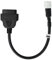 vhbw OBD2 Adapter 3Pin auf OBD2 16Pin kompatibel mit Yamaha Delight 125, MT-125, NMAX 125, Xmax 125, Xmax 300, Xmax 400, YS-125 Motorrad - 40 cm