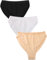 Kiench Mädchen Ballett Unterhosen Slips Tanz Unterwäsche für Teenager 4-16 Jahre 3er-Pack Schwarz & Weiß & Beige EU Größe 164-170/14-16 Jahre/Damen Größe 38-40 / M Etikett 170
