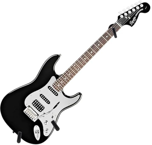 DSHE Gitarren-Wandhalterung für Akustik-, Elektro-, Konzertgitarre und Ukulele, Banjo, Mandoline, Wandaufhänger, horizontaler Gitarrenhalter, Bassständer, Haken, Gitarren-Displaywand (1 Set)