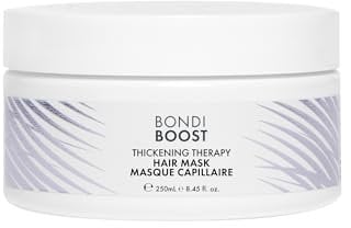 BondiBoost Thickening Therapy Volumen Haarmaske - Aloe-Basierte Tiefenbehandlung mit Hyaluronsäure, Biotin & Veganem Kollagen für Dickere, Gesündere Haare - Vegan & Tierversuchsfrei - 200ml