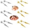 ZS 20G Spike Nasenringe Ohrstecker, 18G Edelstahl Spike Ohrstecker, 16G Septum Lippenringe Knorpel Tragus Helix Piercing Für Damen Herren (12 Stück 18g Ohrstecker)