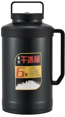 Milageto Cubo de, Tarro de Transporte para, Botella de Agua térmica de 6L con asa, contenedor, Botella térmica para restaurantes y