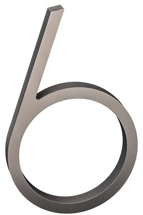 nanlyiau selbstklebende briefkasten hausnummer briefkasten hausnummer klebezahlen hausnummern Material Acryl Wasserdicht,rostfest und korrosionsbeständig(Silber 5in6/9)